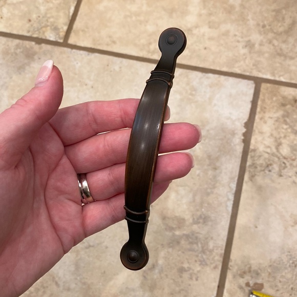 Set of 17 3” center oil rubbed bronze cabinet hardware pulls handles - Picture 1 of 7